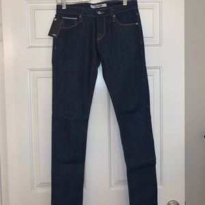 Baldwin raw denim jeans